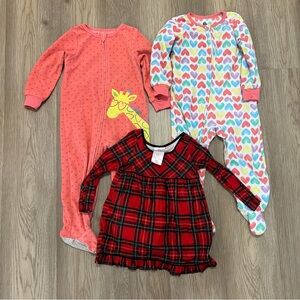 Toddler Girl Fleece Pajama Bundle - 2T